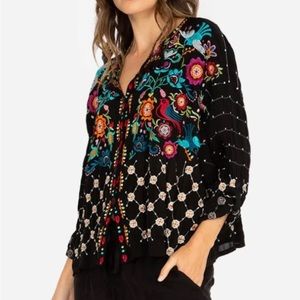 JOHNNY WAS BRADY BUTTON DOWN BLOUSE